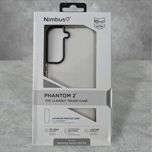 G7. Nimbus9 Phantom 2 Case for Samsung Galaxy S22 5G 3D Hexa Clear See Descript‎